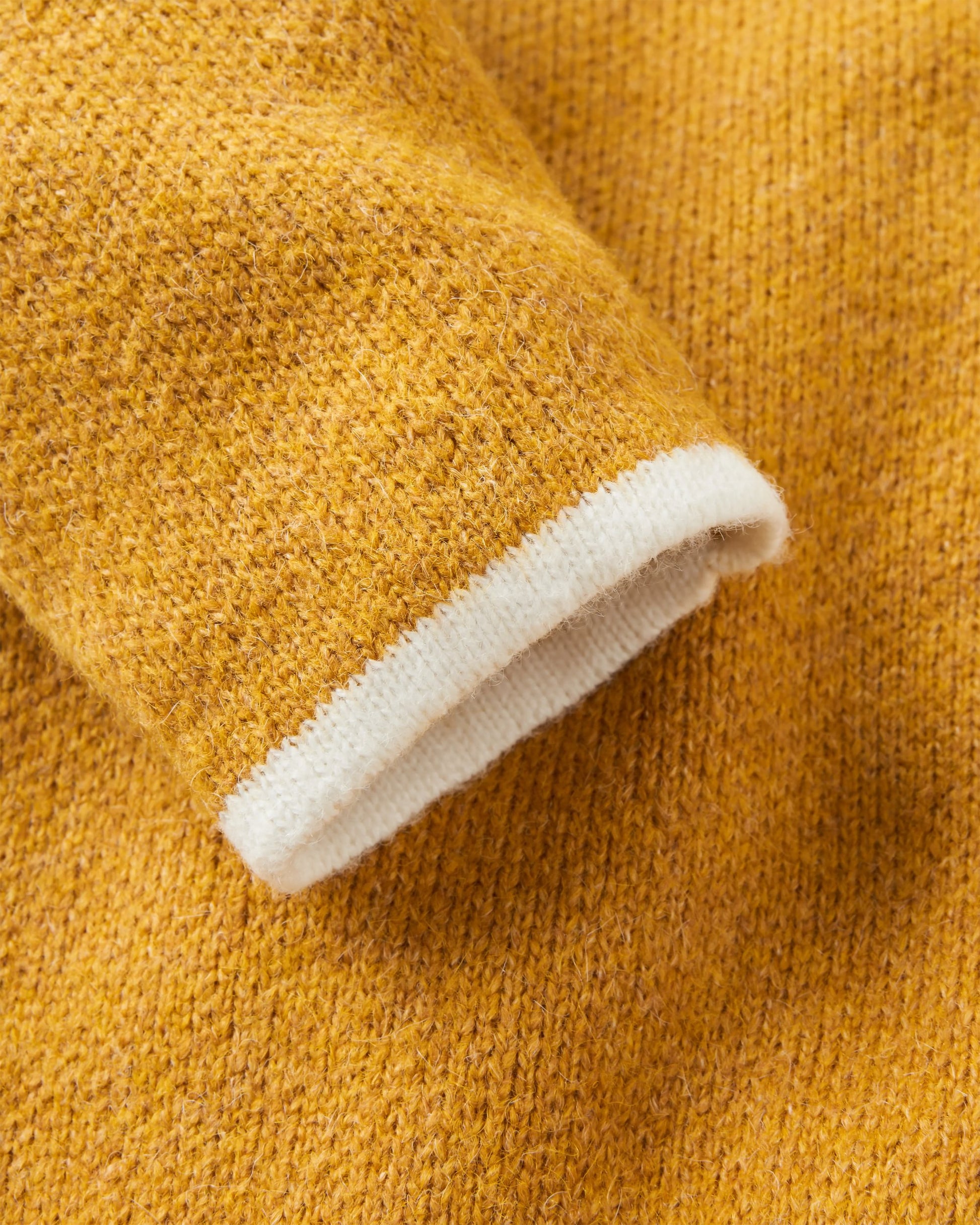 West Coast Recycled Knitted Cardigan - Sunset Yellow Marl