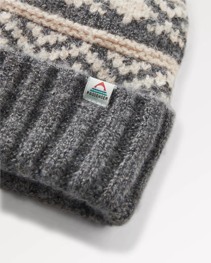 Lodge Recycled Bobble Hat - Black