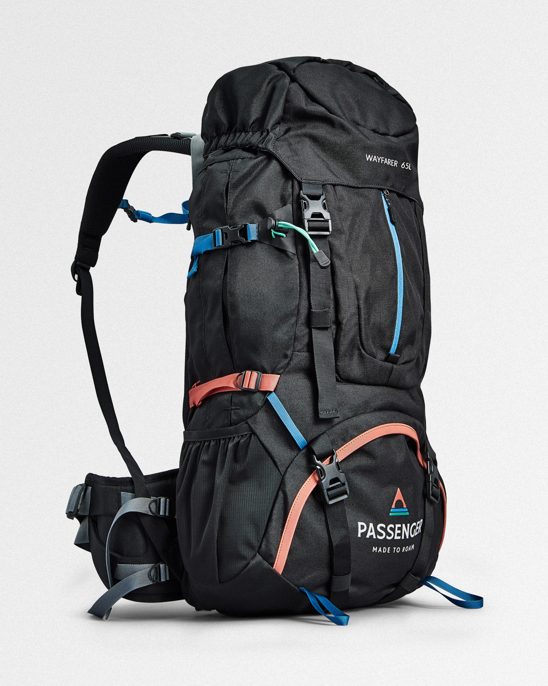 Wayfarer Recycled 65L Backpack - Black