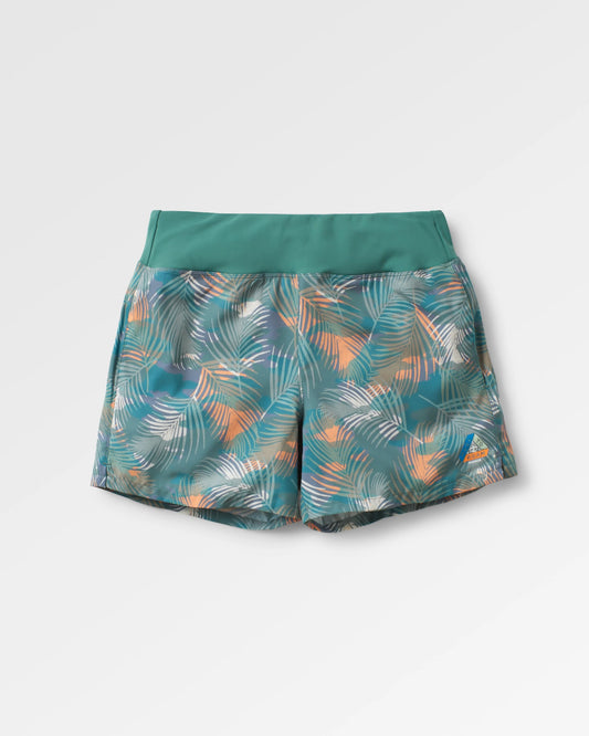 Roundtrip Recycled Trail Short - Palm Camo Deep Sea