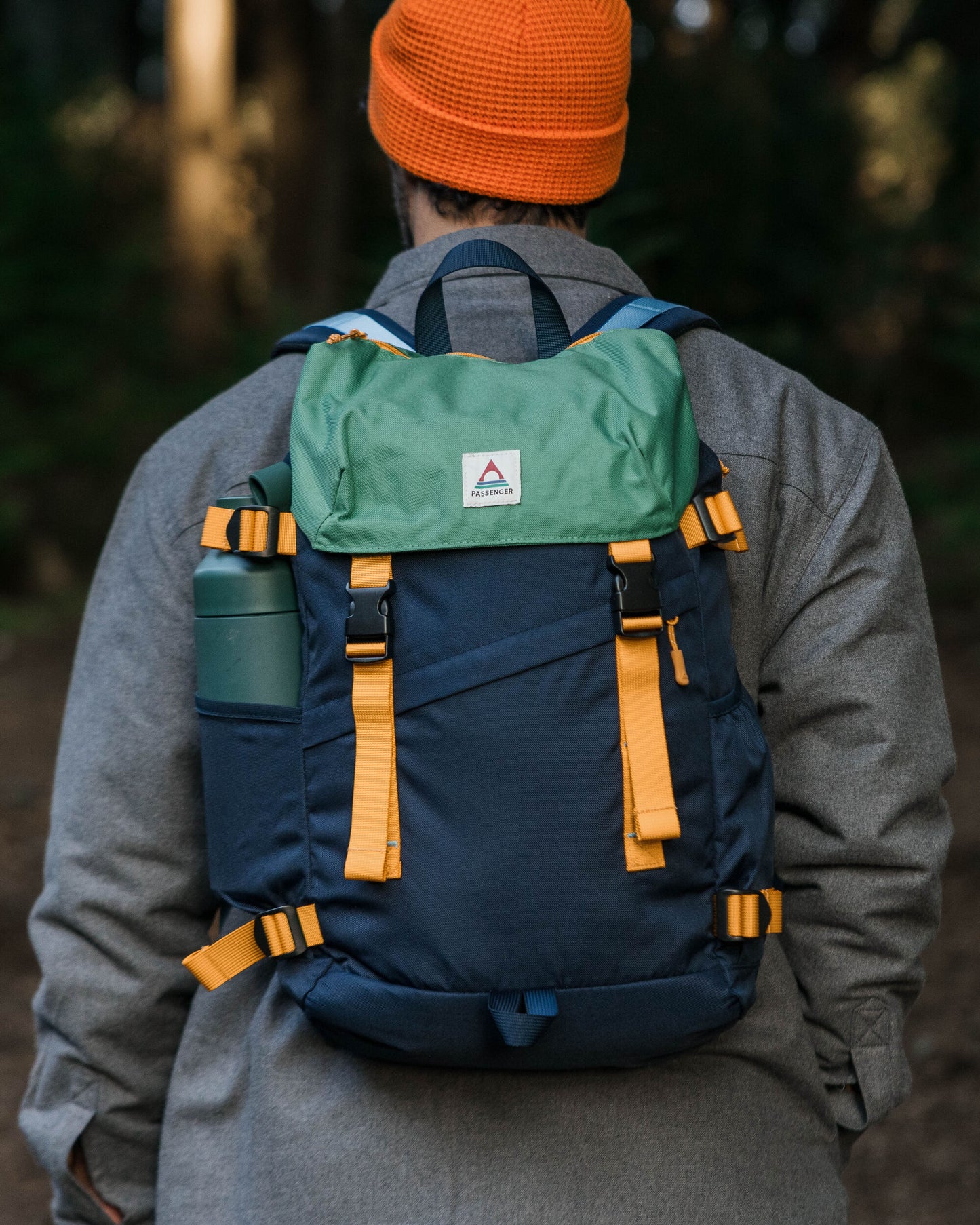 Male_Boondocker Recycled 26L Backpack - Navy/ Laurel Green