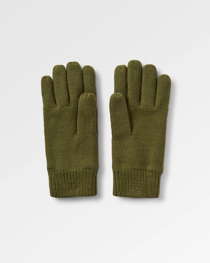 Gale Recycled Knitted Gloves - Khaki