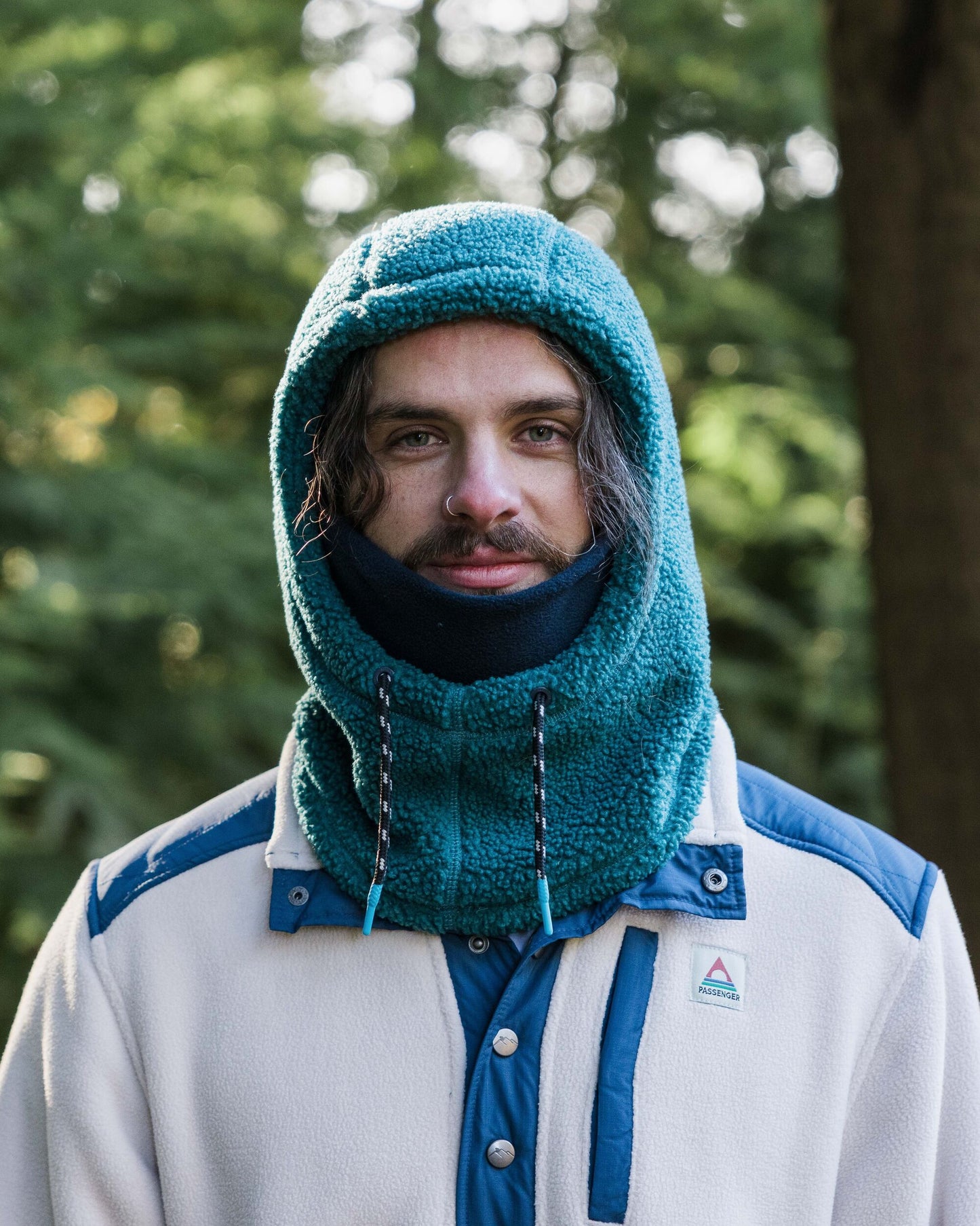 Male_Snowdrift Recycled Fleece Hood - Mediterranean