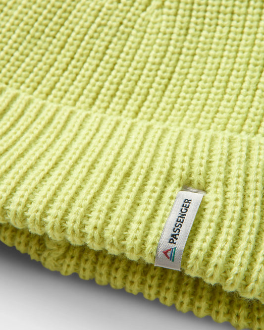 Compass Recycled Beanie - Lime Juice