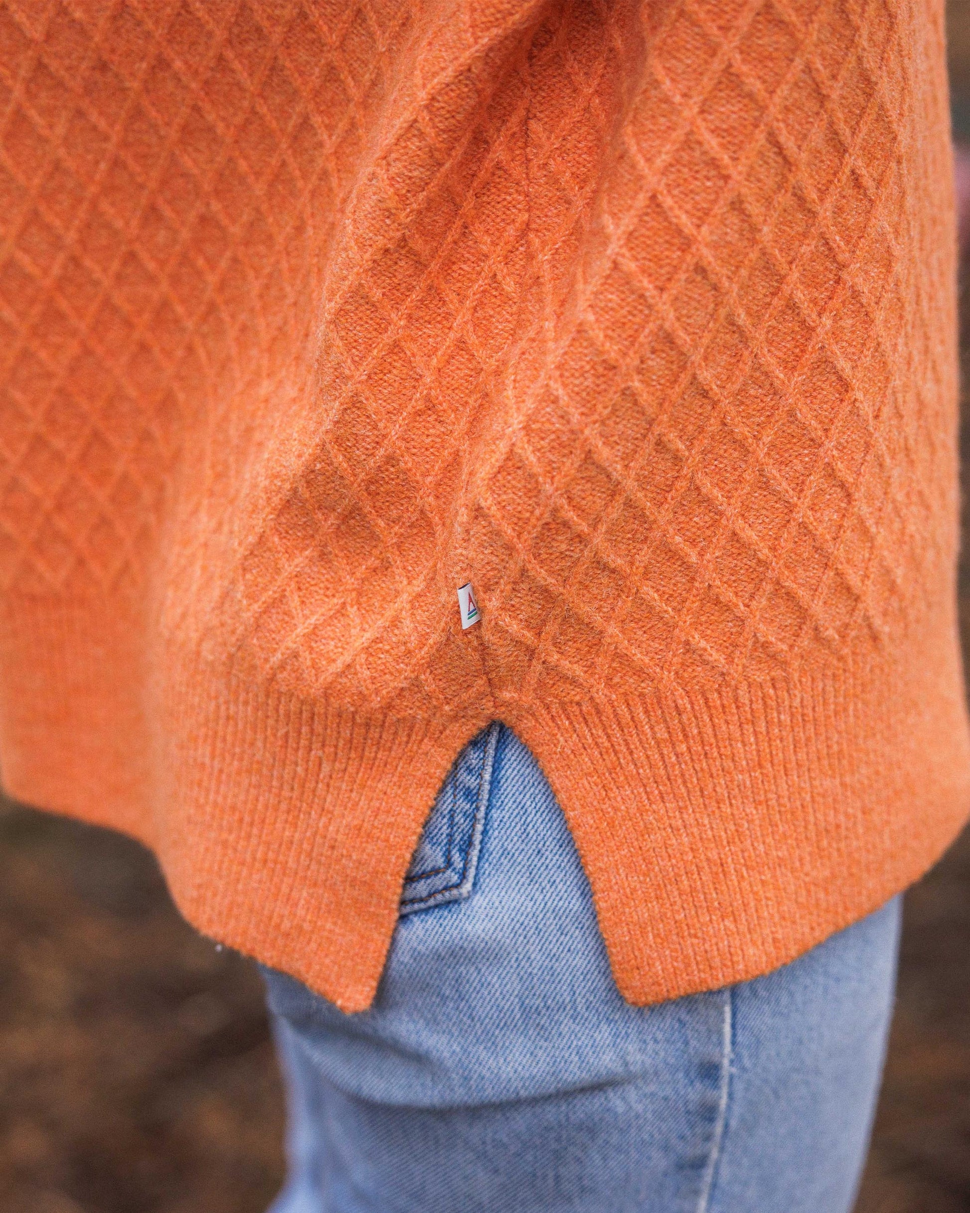 Hinterland Recycled Knitted Jumper - Apricot