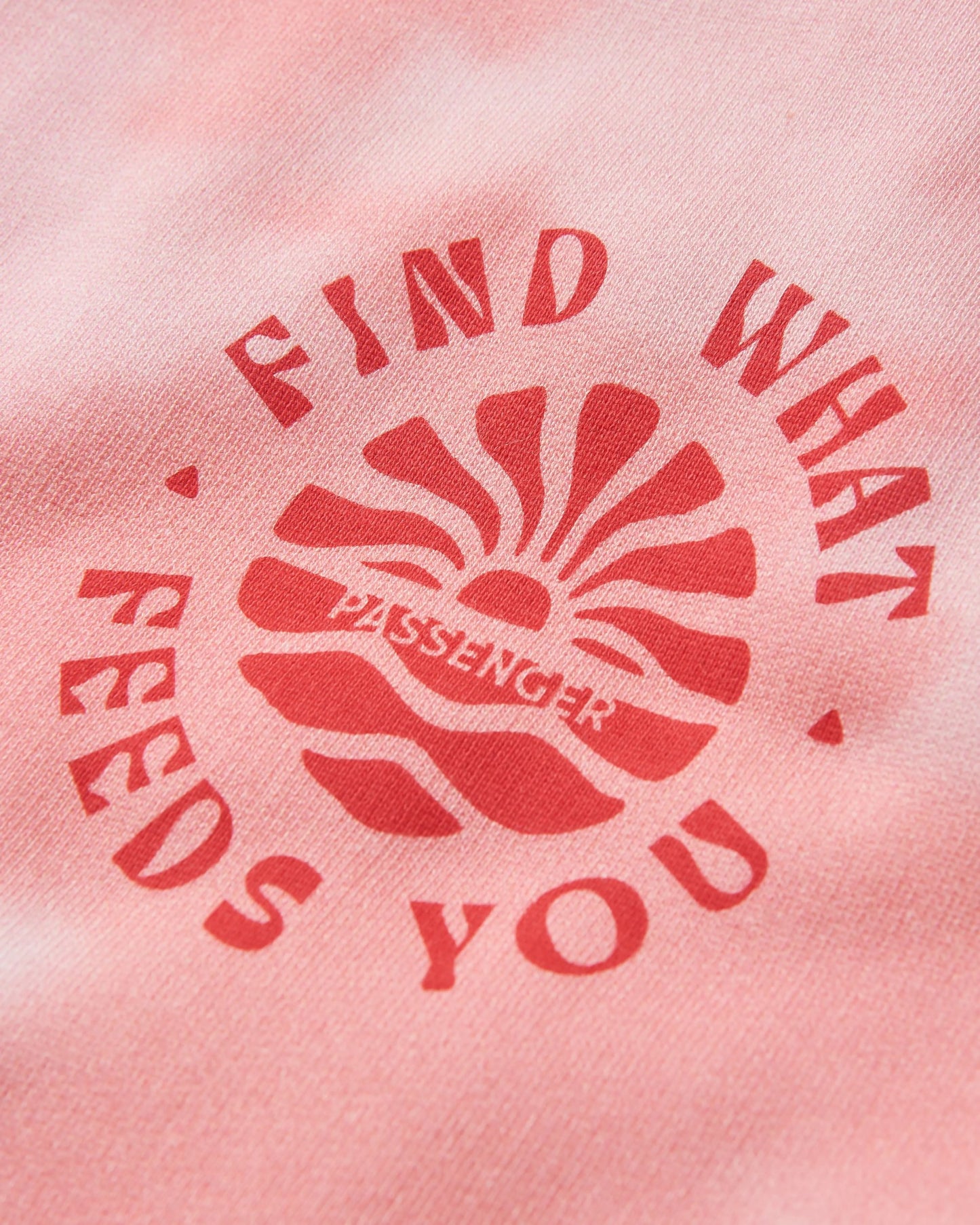 Rediscover Printed Sweatshirt - Tie Dye Shell Pink