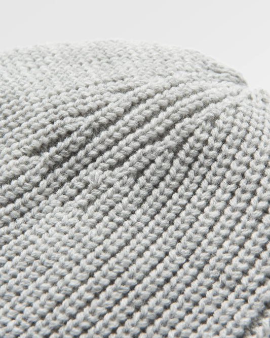Compass Recycled Beanie - Light Grey Marl
