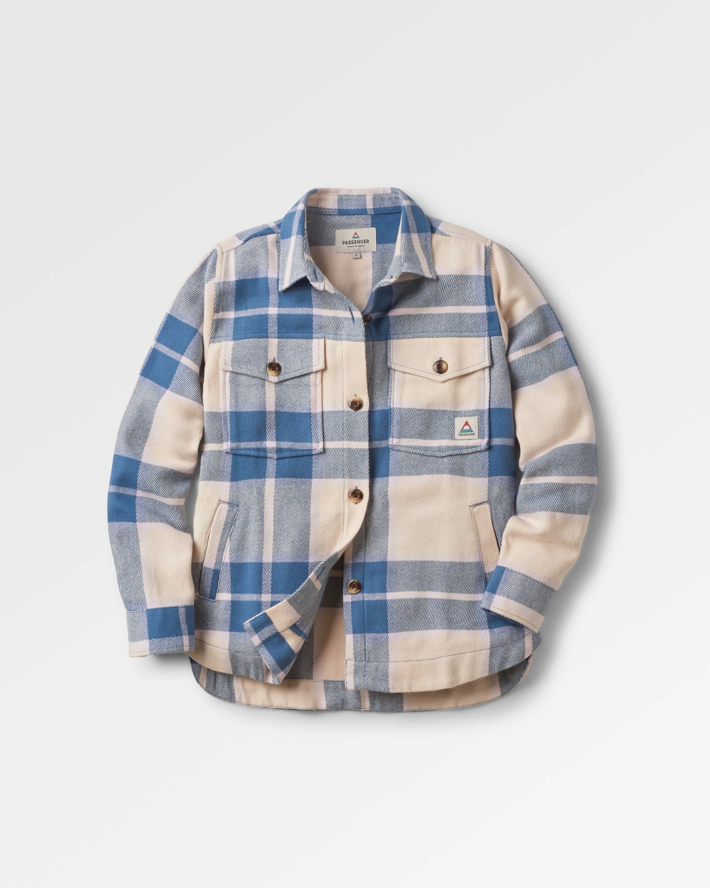 Stella Organic Cotton LS Shirt - Provincial Blue Check