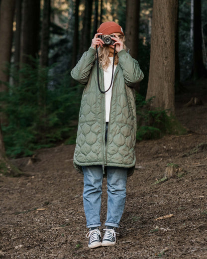 Flora 2.0 Long Recycled Insulated Parka - Dusty Olive