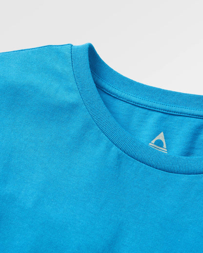 Breathe Recycled Cotton  LS T-Shirt - Atlantic Blue