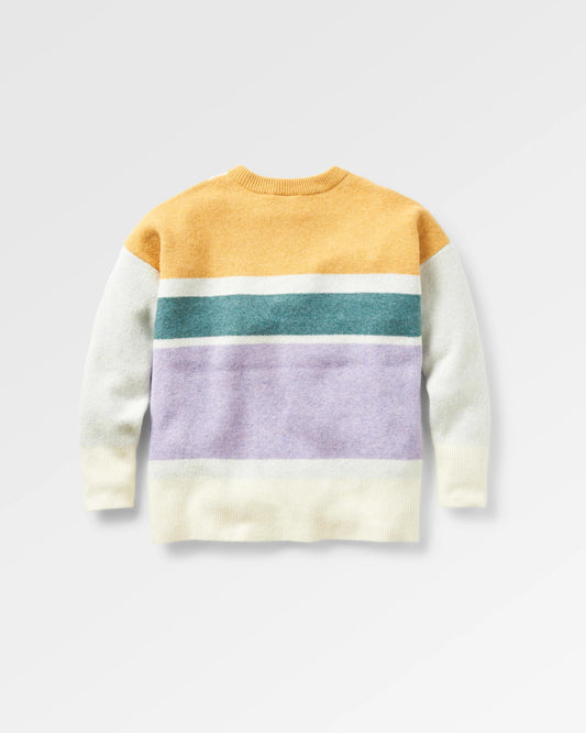 Sunsets Recycled Knitted Jumper - Marshmallow