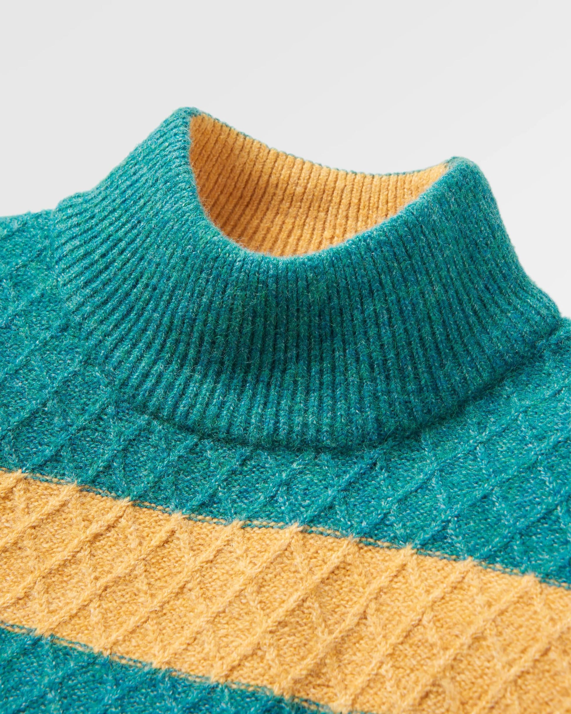 Ramble Recycled Knitted Jumper - Mediterranean