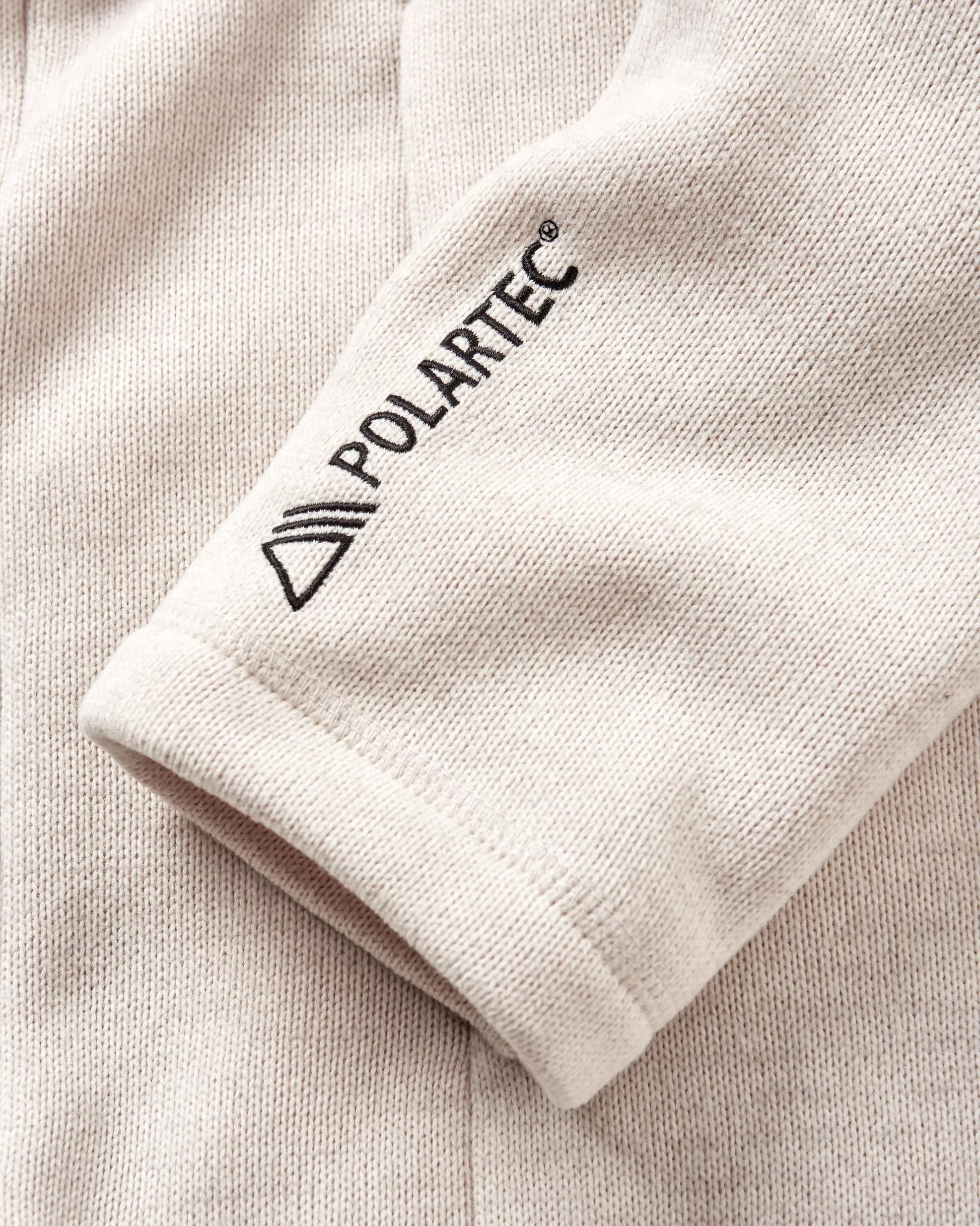 Incline Recycled Sherpa Fleece - Vintage White