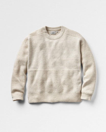 Cove Recycled Knitted Jumper - Off White