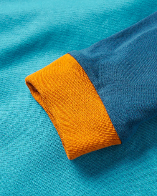 Riser 2.0 Recycled Cotton LS T-Shirt - Atlantic Blue