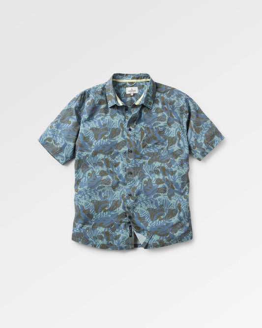 Sundowner Stretch Short Sleeve Shirt - Abstract Seaweed Camo