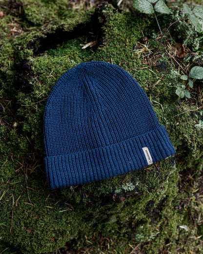 Compass Recycled 2.0 Beanie - Rich Navy