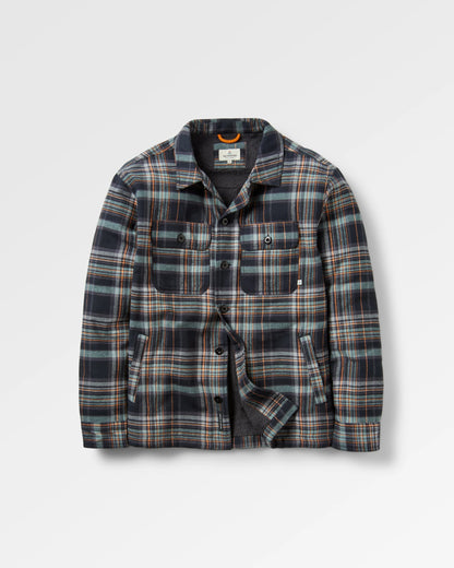 Freestyle Sherpa-Lined Overshirt - Black Check