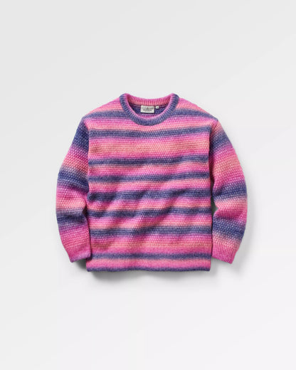 Fika Recycled Knitted Jumper - Crushed Berry Dip