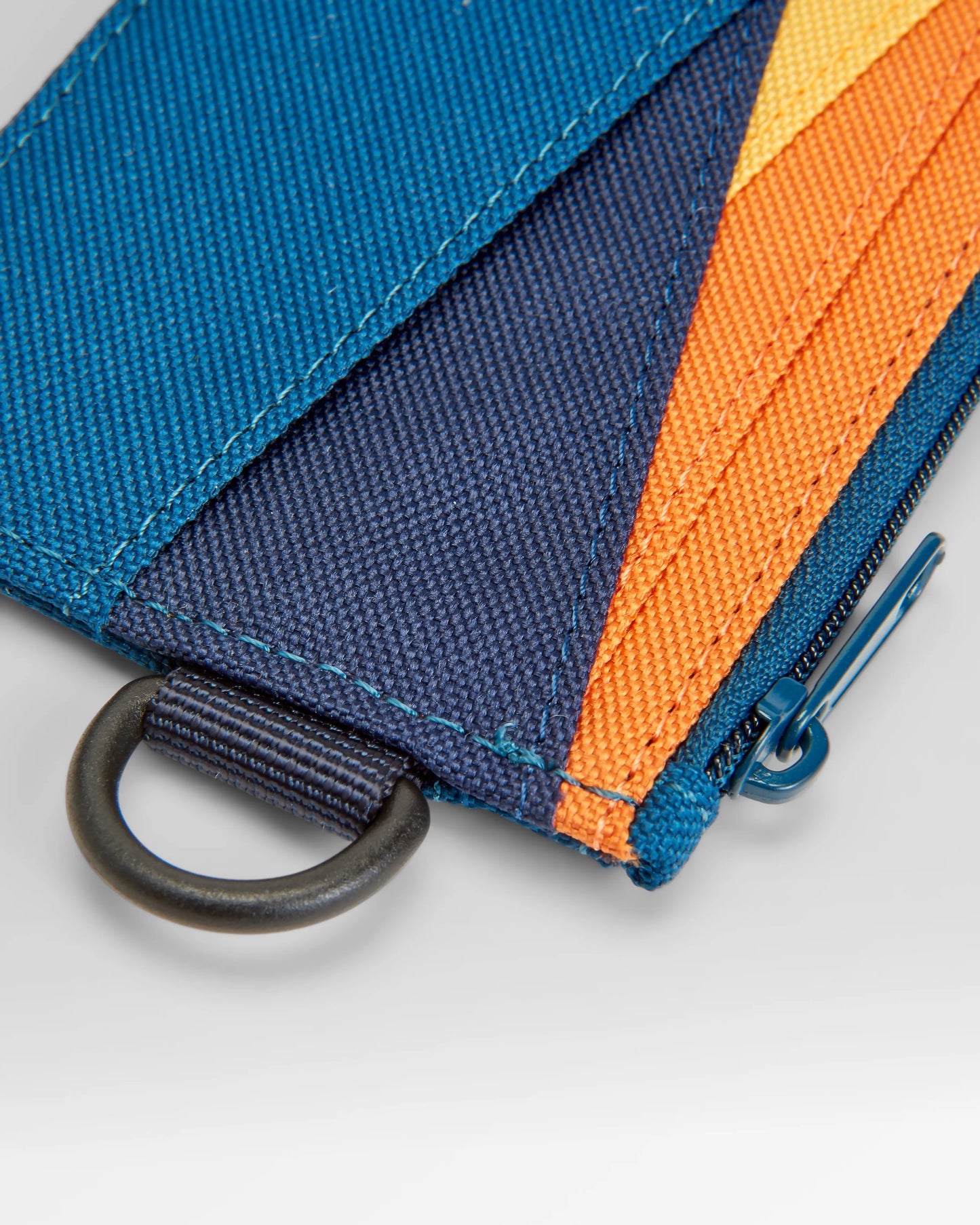 Mountain Recycled Card Holder - Tidal Blue Orange Multi