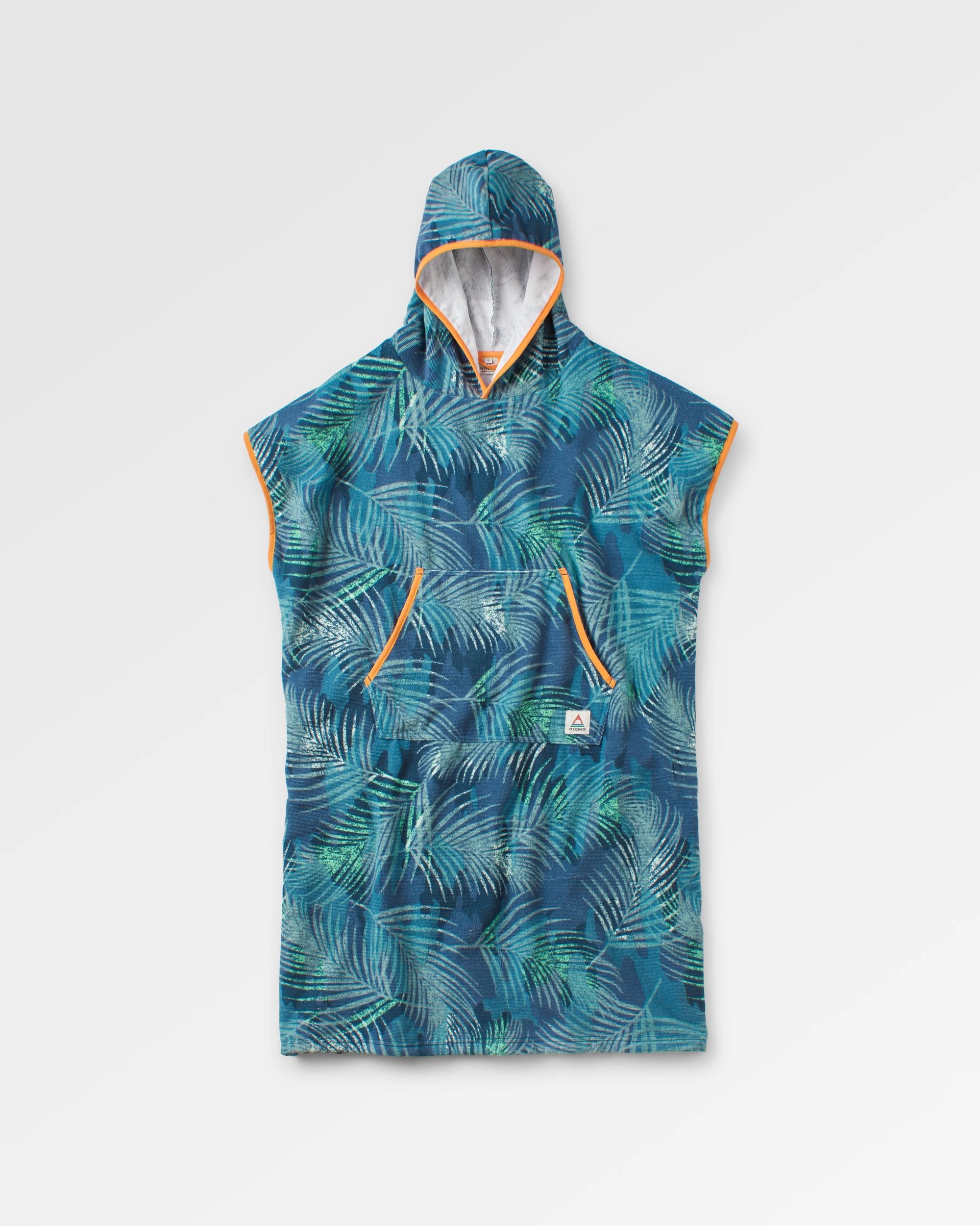 Tulum Recycled Towel Poncho Palm Camo Moonlight – Passenger Tulum Recycled Towel Poncho Palm Camo Moonlight – Passenger