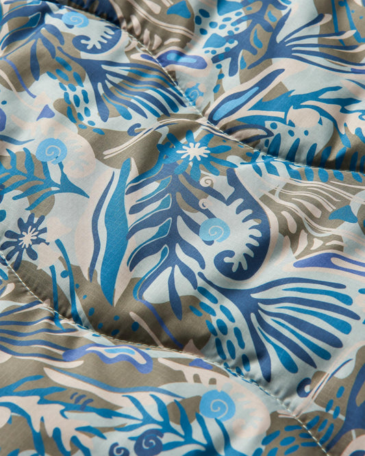 Van Recycled Ripstop Blanket - Abstract Seaweed Pistachio