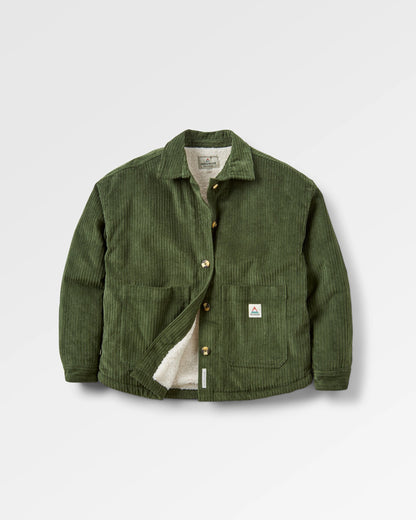 Flint Corduroy Overshirt - Fir Tree