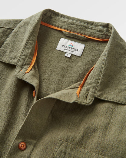 Arica Textured Shirt - Khaki