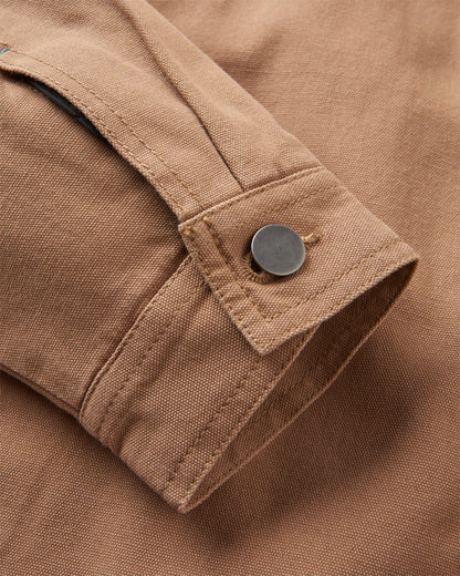 Falcon Organic Cotton Canvas Jacket - Toffee