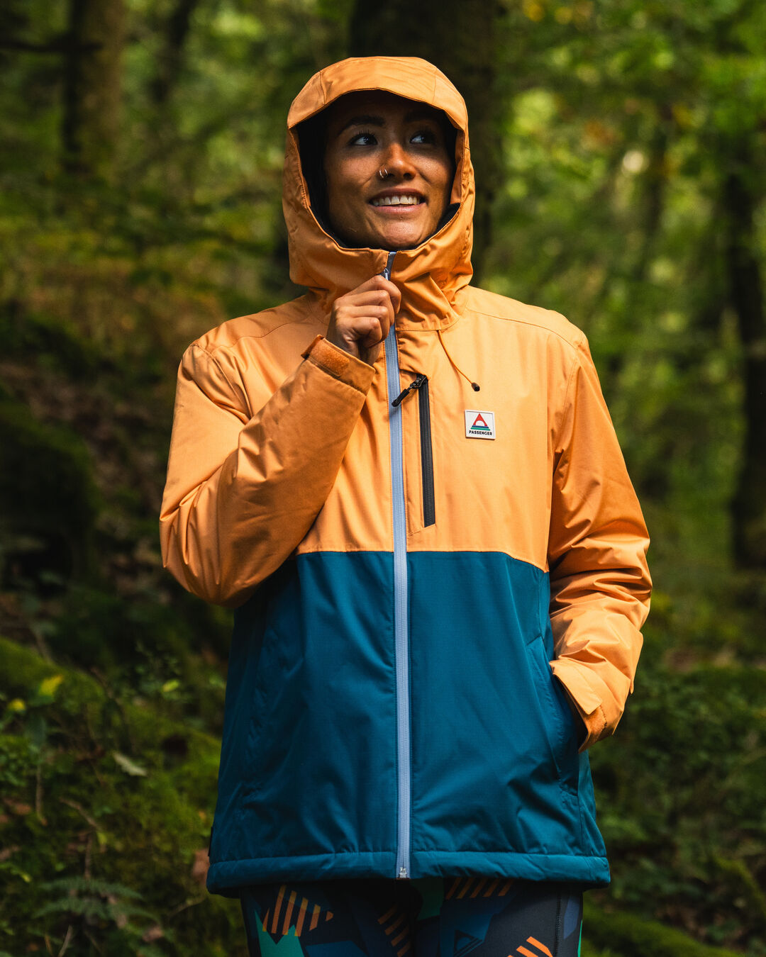 Terrain Insulated Water Resistant Jacket - Corsair Blue/ Apricot