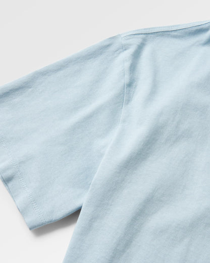 Distance Recycled Cotton T-Shirt - Blue Fog