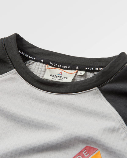 Atlantis Recycled Base Layer LS T-Shirt - Black/Grey Marl