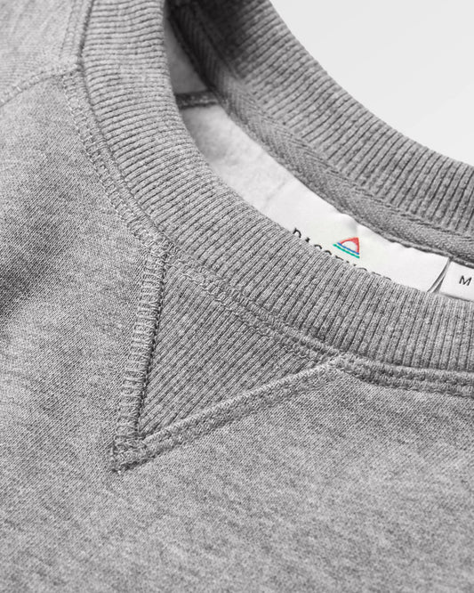Heritage Recycled Cotton Sweatshirt - Dark Grey Marl
