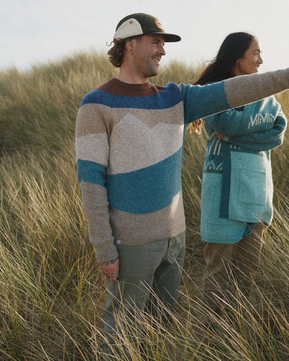 Panorama Knitted Jumper - Scenic Toffee