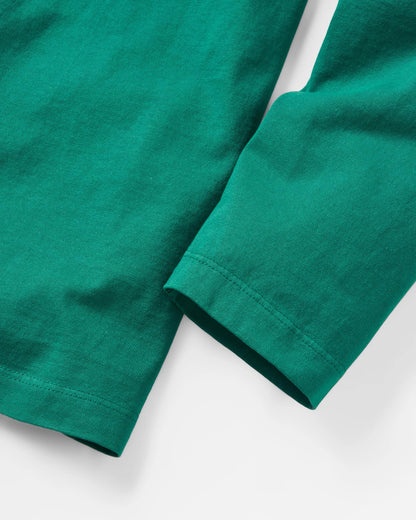 Heritage Recycled Relaxed Fit LS T-Shirt - Forest Green