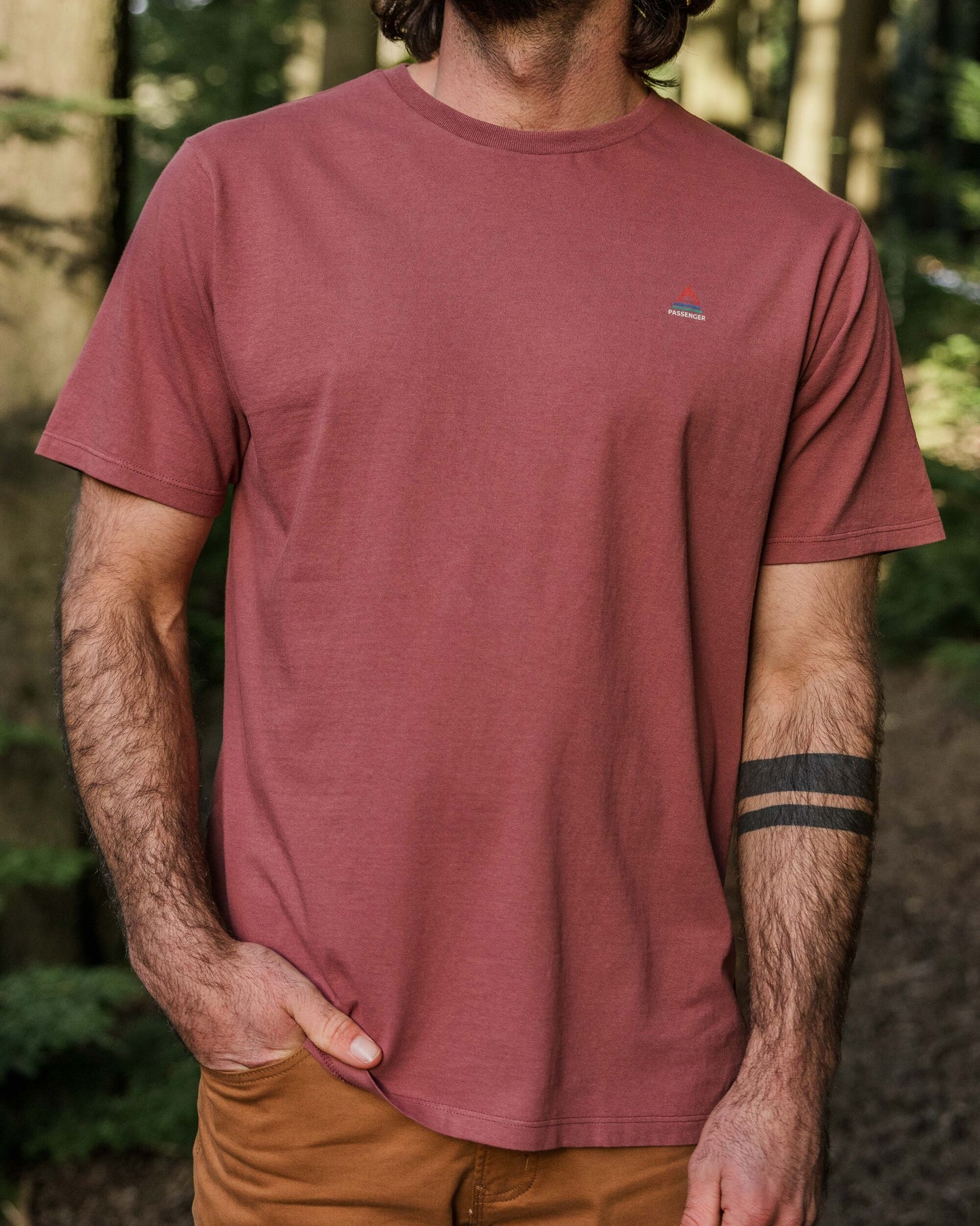 Classic Logo Recycled Cotton T-Shirt - Crushed Berry