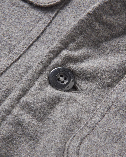 Freestyle Sherpa-Lined Overshirt - Grey Marl