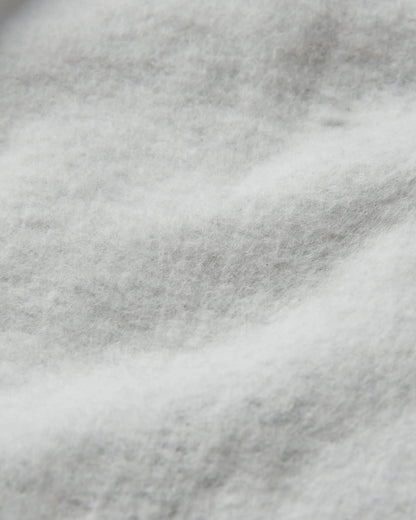 Heritage Full Zip Recycled Cotton Hoodie - Dark Grey Marl
