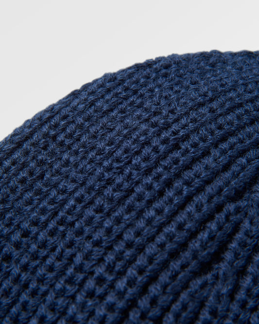 Compass Recycled Beanie - Rich Navy