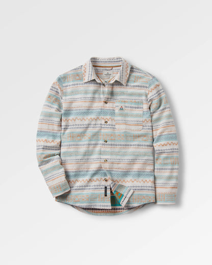 Amboro Organic Cotton Shirt - Patchwork Stripe Birch