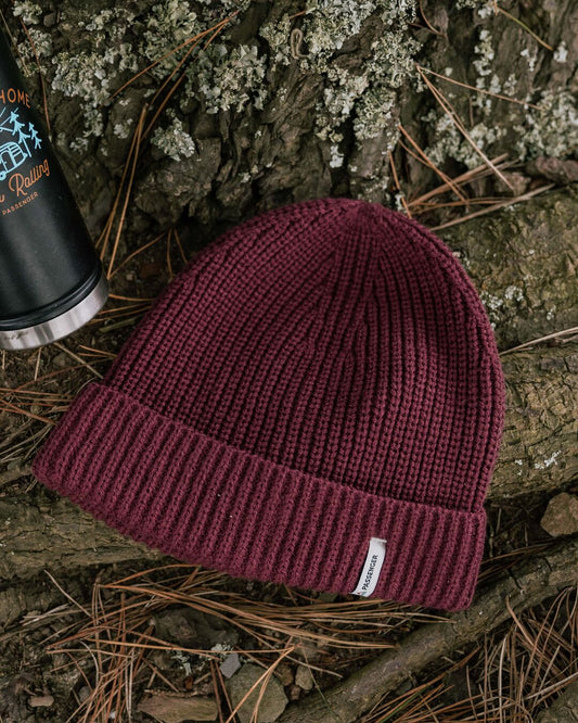 Compass Recycled 2.0 Beanie - Wine