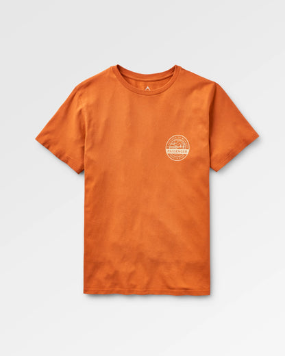 Odyssey Recycled Cotton T-Shirt - Burnt Orange