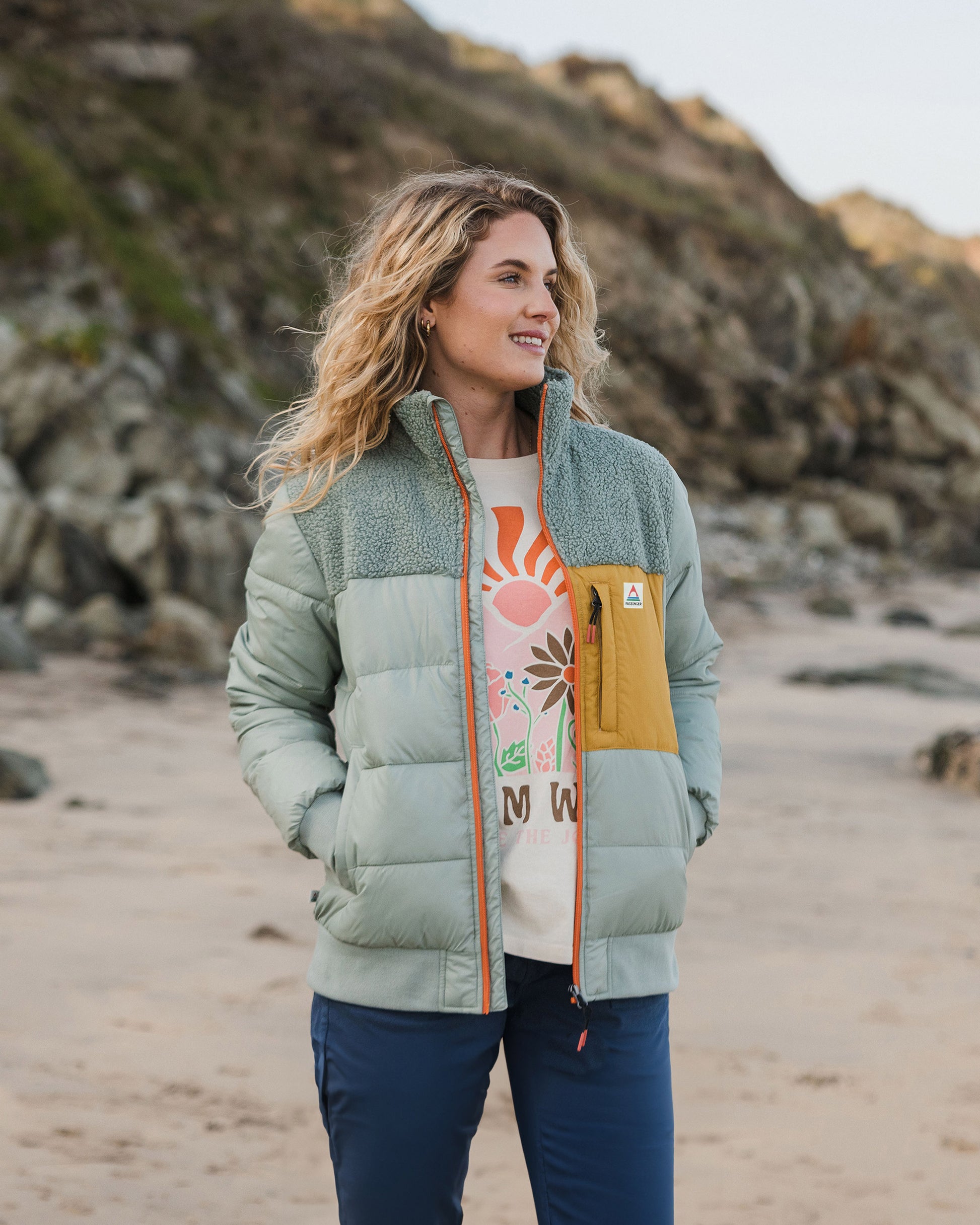 Inspire Recycled Insulated Jacket - Pistachio