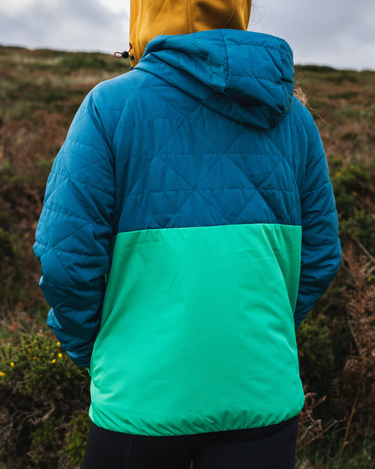 Singletrack Insulated Recycled Jacket - Corsair Blue/ Jungle Green