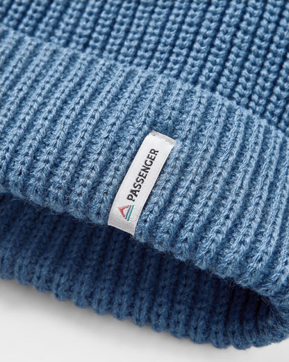 Compass Recycled Beanie - Moonlight Blue
