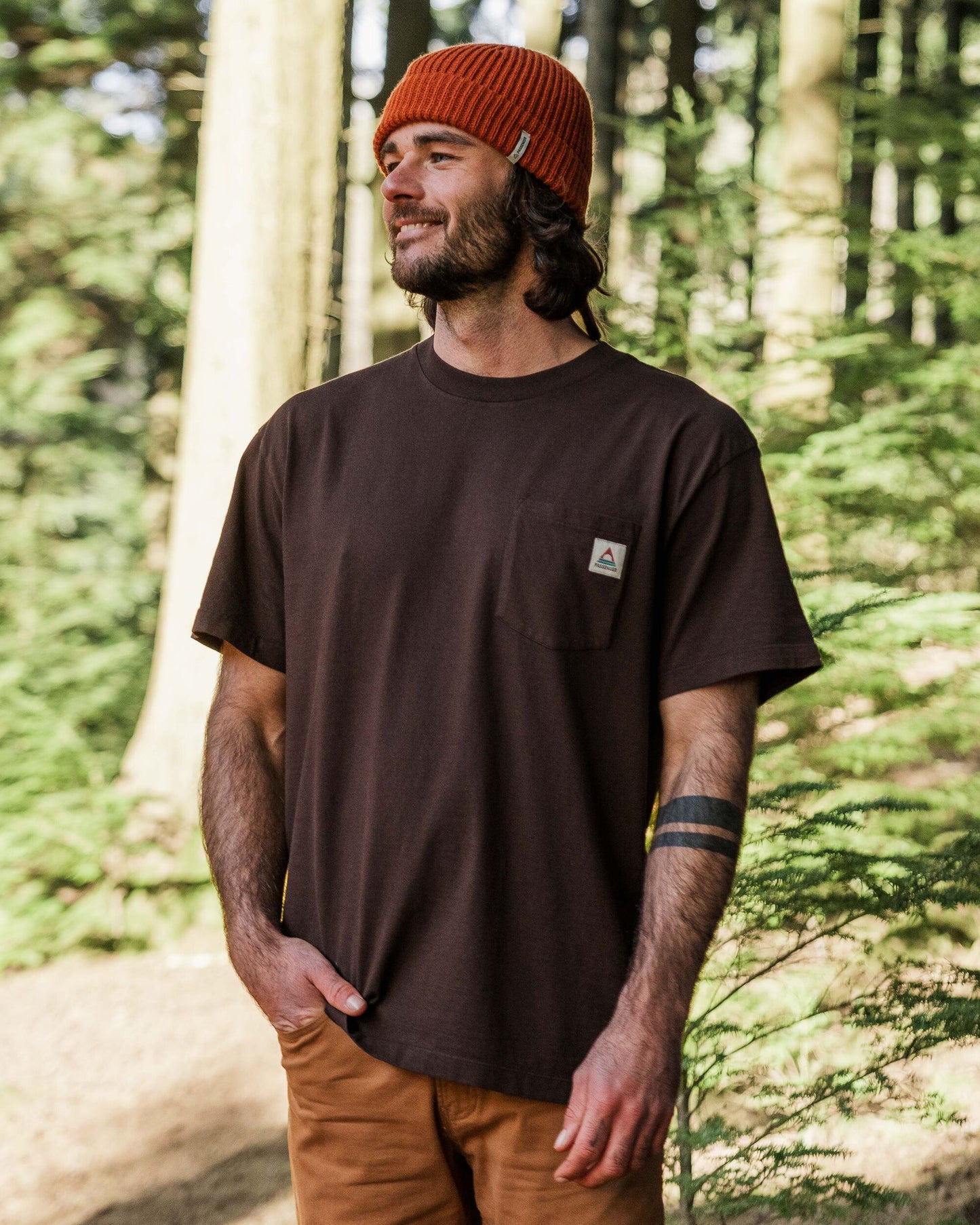 Heritage Recycled Relaxed Fit T-Shirt - Java