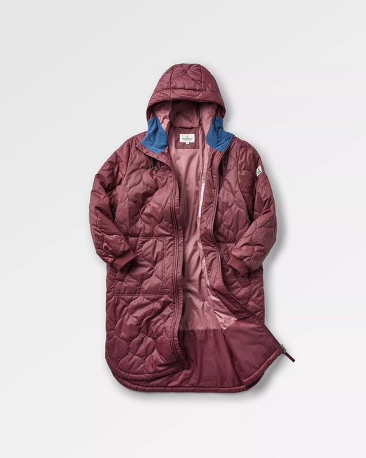 Flora 2.0 Long Insulated Jacket-NOT IN USE - Wine