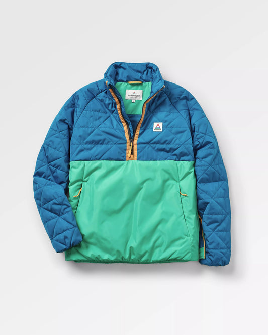 Trace Recycled Thermore® Insulated Smock - Corsair Blue/ Jungle Green