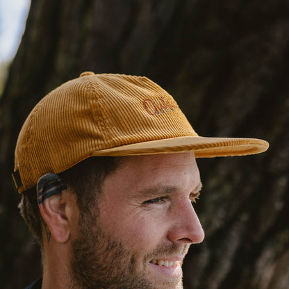 Male_Outsiders Recycled Cotton Cord Cap - Sandy Brown