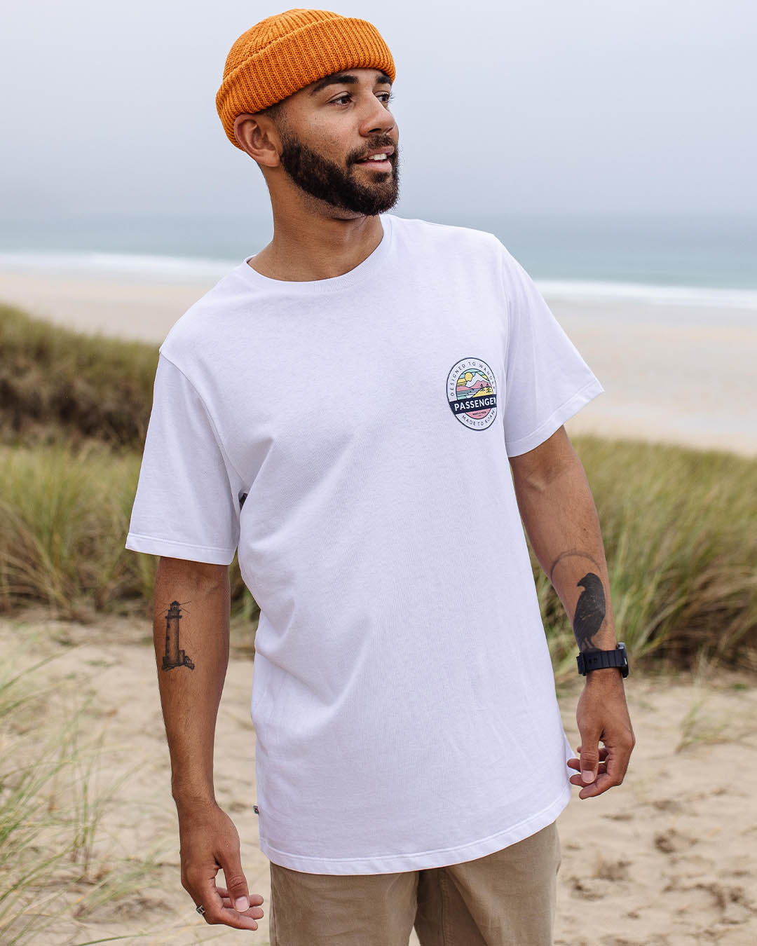 Odyssey Recycled Cotton T-Shirt - White